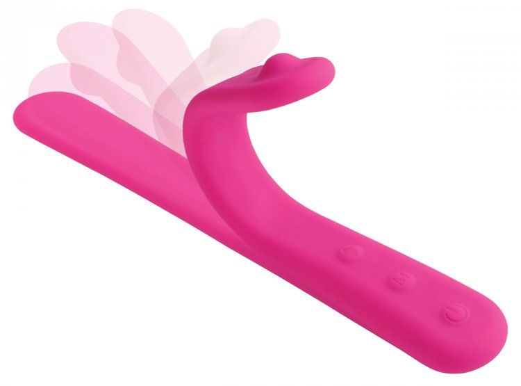 Enjoy a customized masturbation experience, with this unique... Inmi - Love Stick 13x Bendable Silicone Vibe - Pink photo-3