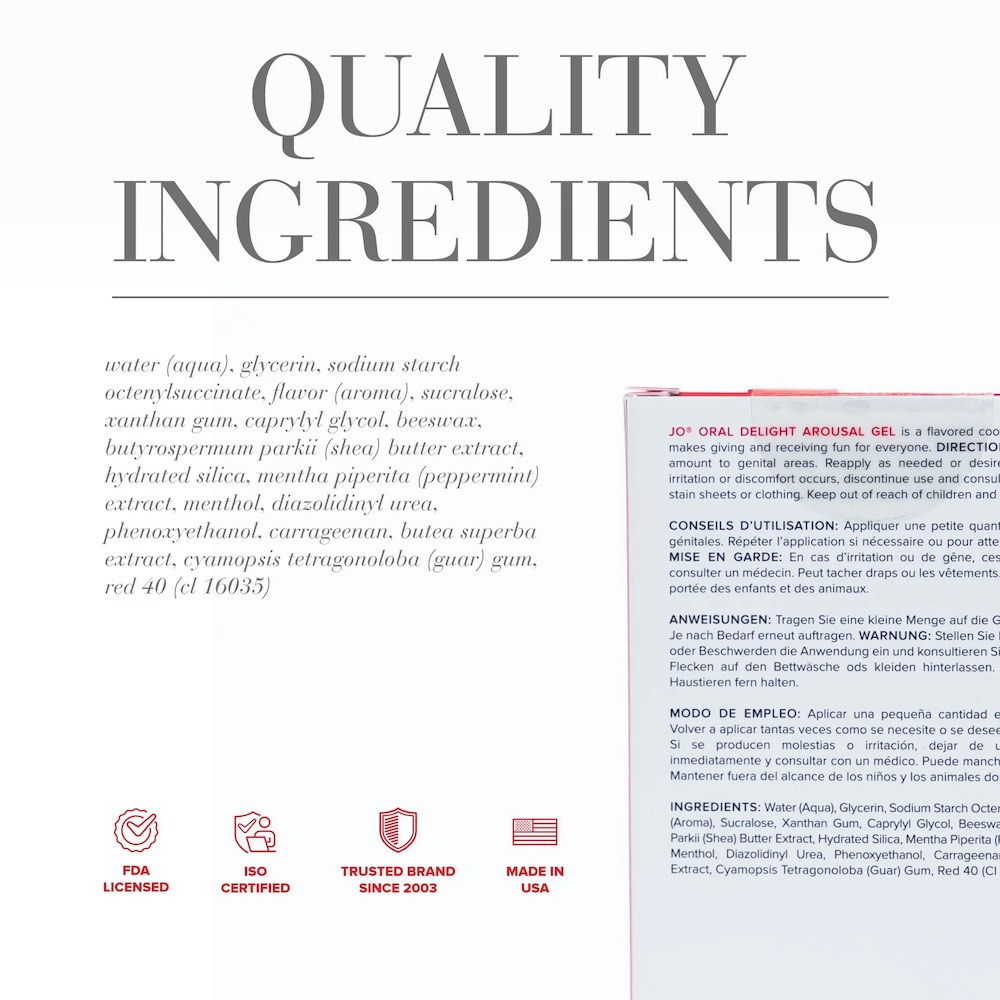 JO - 草莓味口交用减敏剂 - 30ml 照片-2