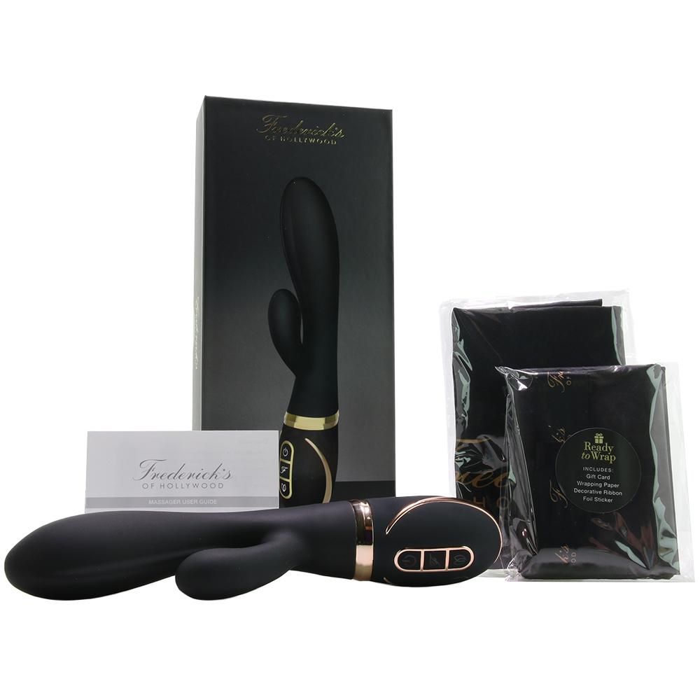 A perfect blending of targeted (and incredibly customiza... FOH - Rechargeable Vibrator Dual Density - Black photo-6