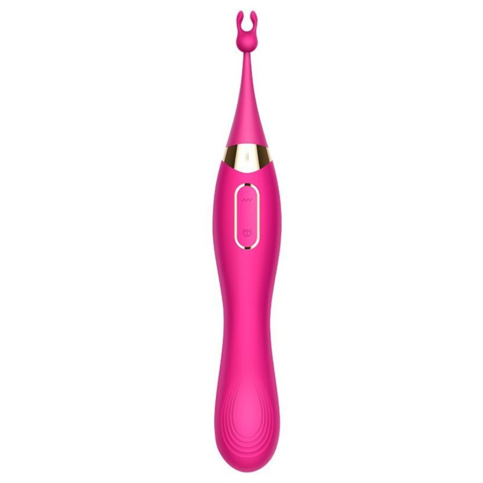 Dual motors with flapping and vibrating replaceable vibrator... Erocome - Dorado - Deep Rose photo-5