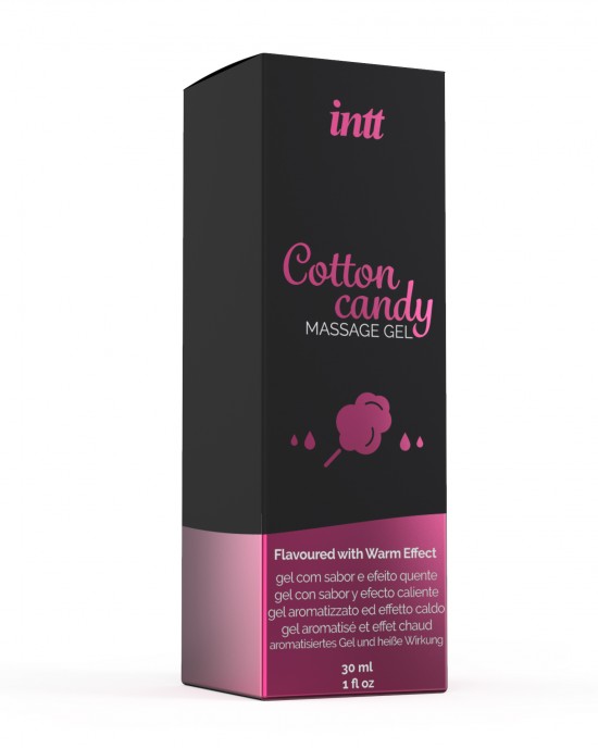 INTT - Cotton Candy Warming Massage Gel - 30ml photo-2