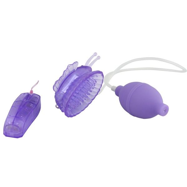 Aphrodisia - Butterfly Clitoral  Pleasure Pump - Purple photo-2