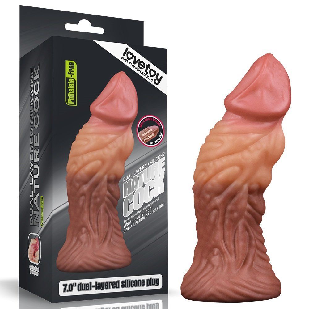 Built to deliver the most lifelike satisfaction, Love Toy du... Lovetoy - 7.0'' Dual Layered King Sized Cock photo-25