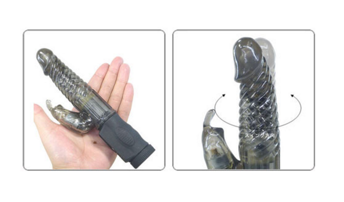 A smoke color of new vibrator series. Waterproofing and avar... ToysHeart - Plesto Rabbit - Smoke photo-3