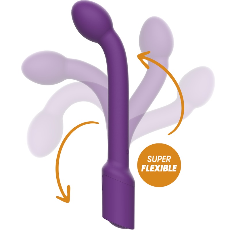 All the freedom of a battery-powered toy, without sacrificin... Rewolution - Rewoflex G-Spot Vibrator - Purple photo-2