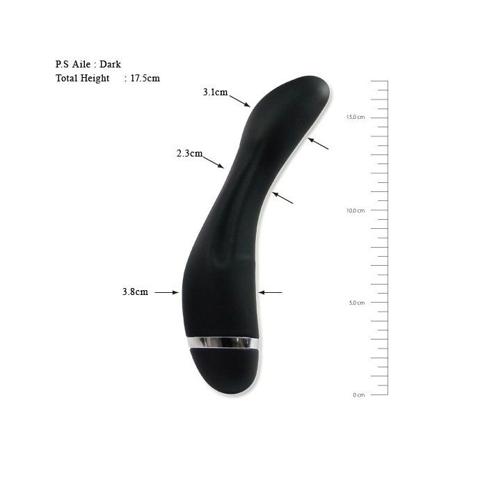 With many women swearing by the sensations of g-spot pleasur... Mode Design - Pure Silicone Vibrator P.S Aile - Dark photo-2