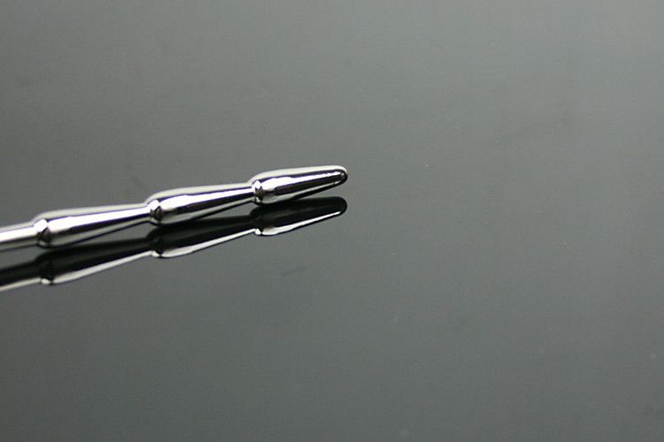 XFBDSM - Stainless Steel Anal Plug - Silver/Pink photo-2