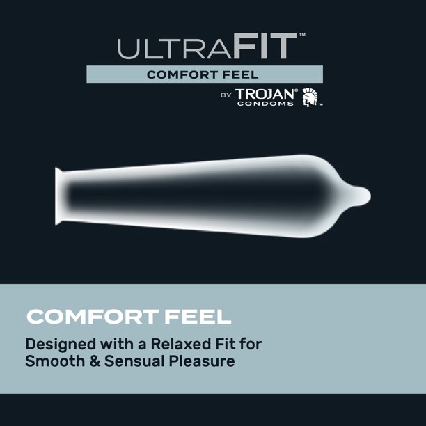 Unique condom shapes bring you different feelings, and the T... Trojan - Ultra Fit Comfort Feel 10's Pack photo-6