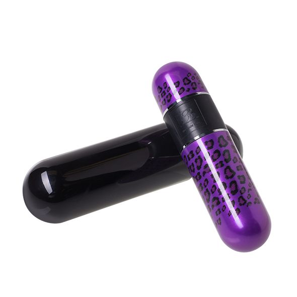 Offering three exquisite modes of vibration: from gentle to ... Big Teaze Toys - B3 Onye Kenya Vibro Bullet - Leopard Plum photo-2