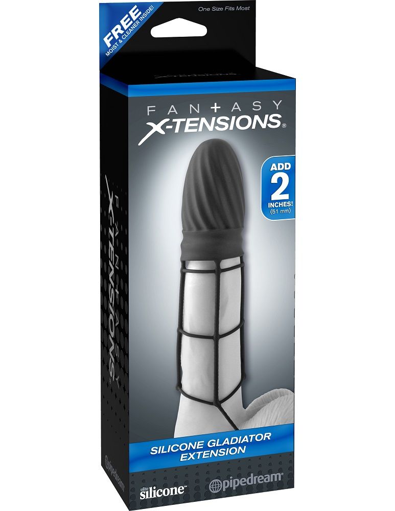 Turn your penis into an instant pleasure machine with the in... Pipedream - FX Gladiator Extension - Black photo-4