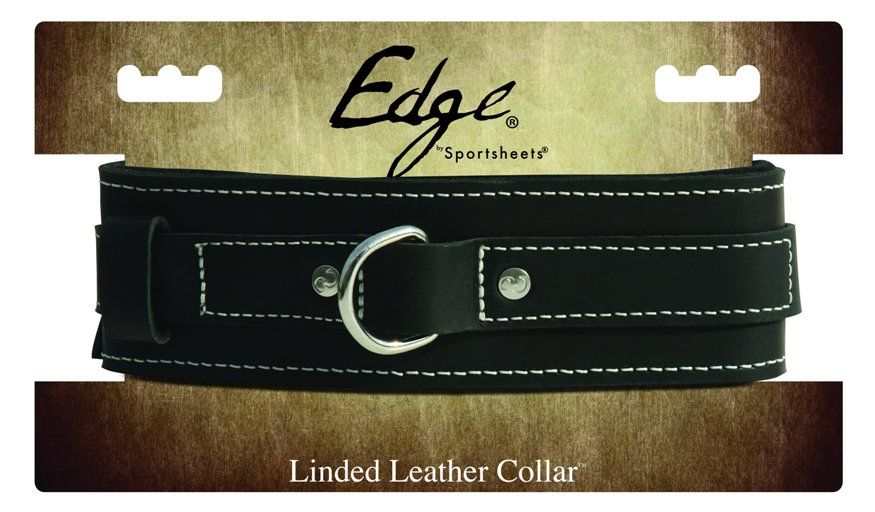 Cowhide leather
Nickel free metal hardware
Solid, metal D-Ri... Sportsheets - Edge Lined Leather Collar - Black photo-2