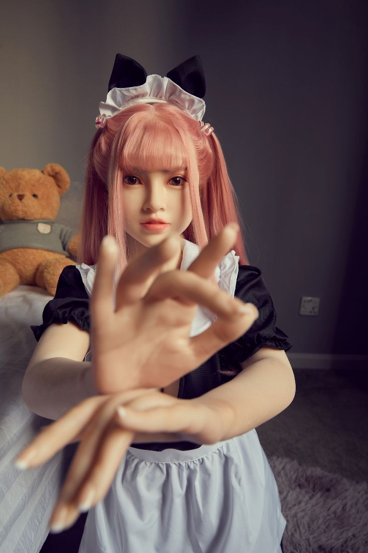 To check the sample of realistic doll visit our showroom.
... Olivia Asian Realistic Sex Doll, Pink Hair, Ultra Soft Silicone 148 cm (4’9 ft) photo-4