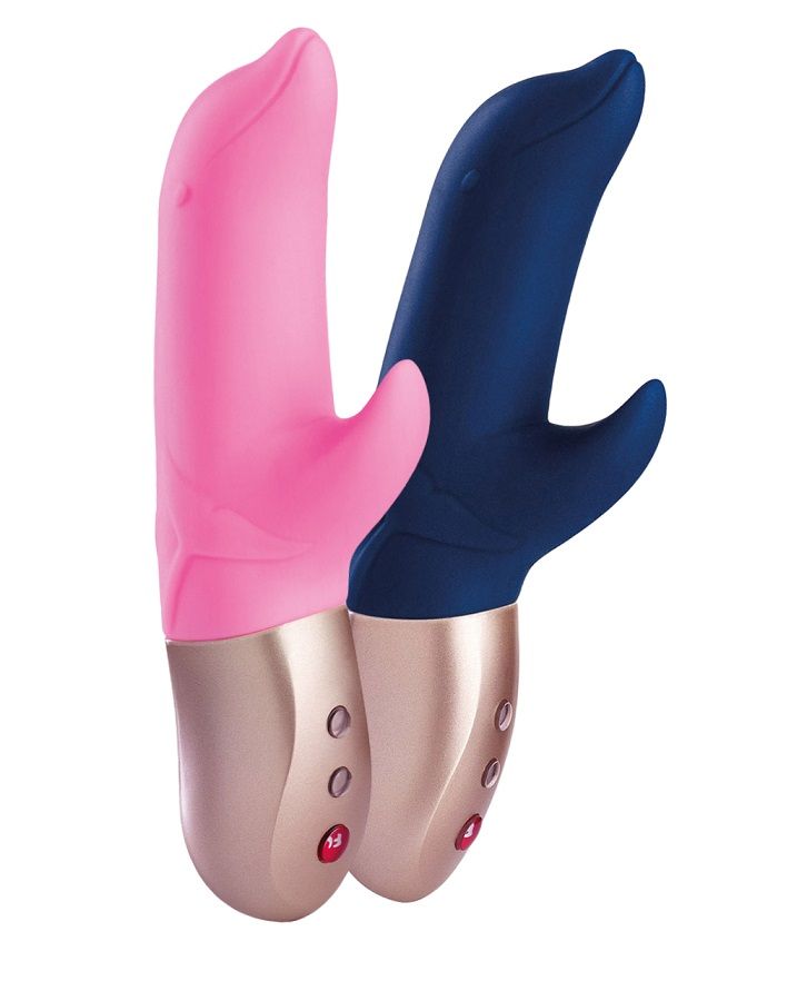 Just as you would expect from a dolphin, the DOLLY BI feels ... Fun Factory - Vibe Dolly Bi - Candy Rose photo-13