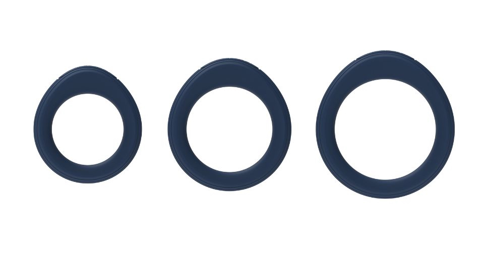 Svakom - Trioo 矽膠陰莖環套裝 (3個不同尺寸) 照片-2