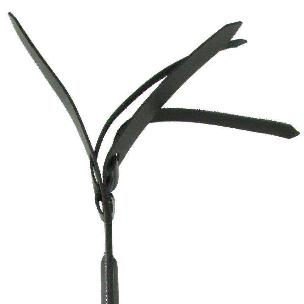 The Tawse Whip offers more serious BDSM players lots of leng... Sportsheets - Edge Tawse Whip - Black photo-3