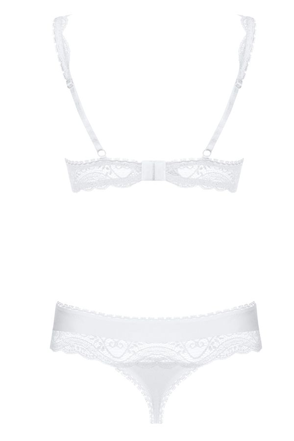 Sexy lingerie in an amazing, white colour? You’ve got to try... Obsessive - Miamor Set 2-pcs - White - S/M photo-8