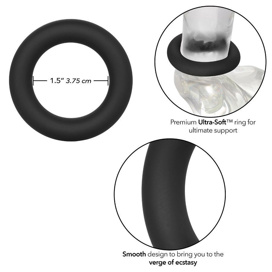 From bashful beginners to erotic experts, the Link Up Ultra-... CEN - Link Up Ultra-Soft Verge Ring - Black photo-5