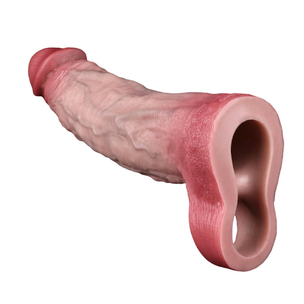 Material: liquid silicone
Head size: 3.9cm
Total length: 19... FAAK - Berg Realistic Sleeve - Flesh photo-4