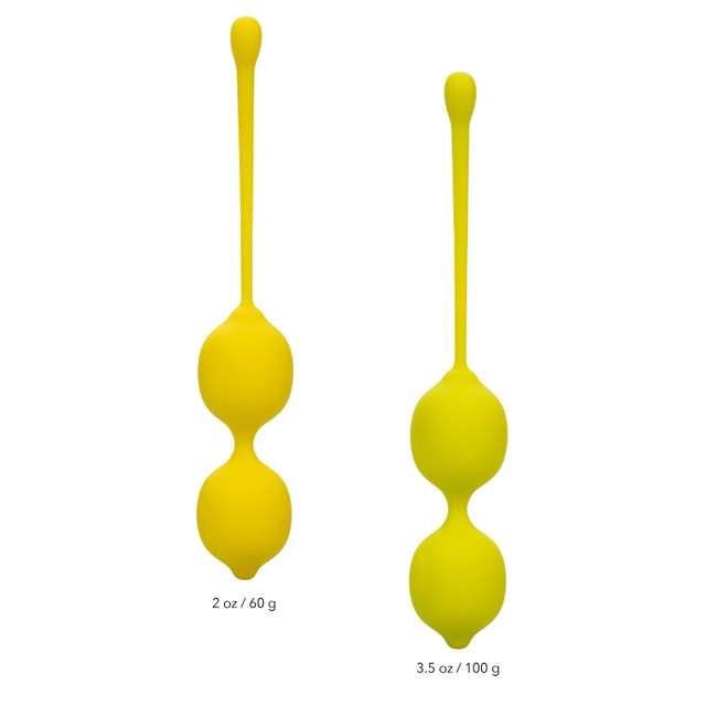 Revitalize and strengthen love muscles with the unique 2-pie... CEN - Kegel Training Set - Lemon photo-6