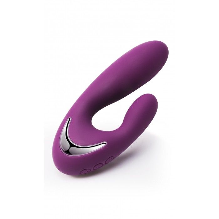 Vesper designed with a flexible V shape and has 2 different ... SVAKOM - Vesper Vibrator - Violet photo-2