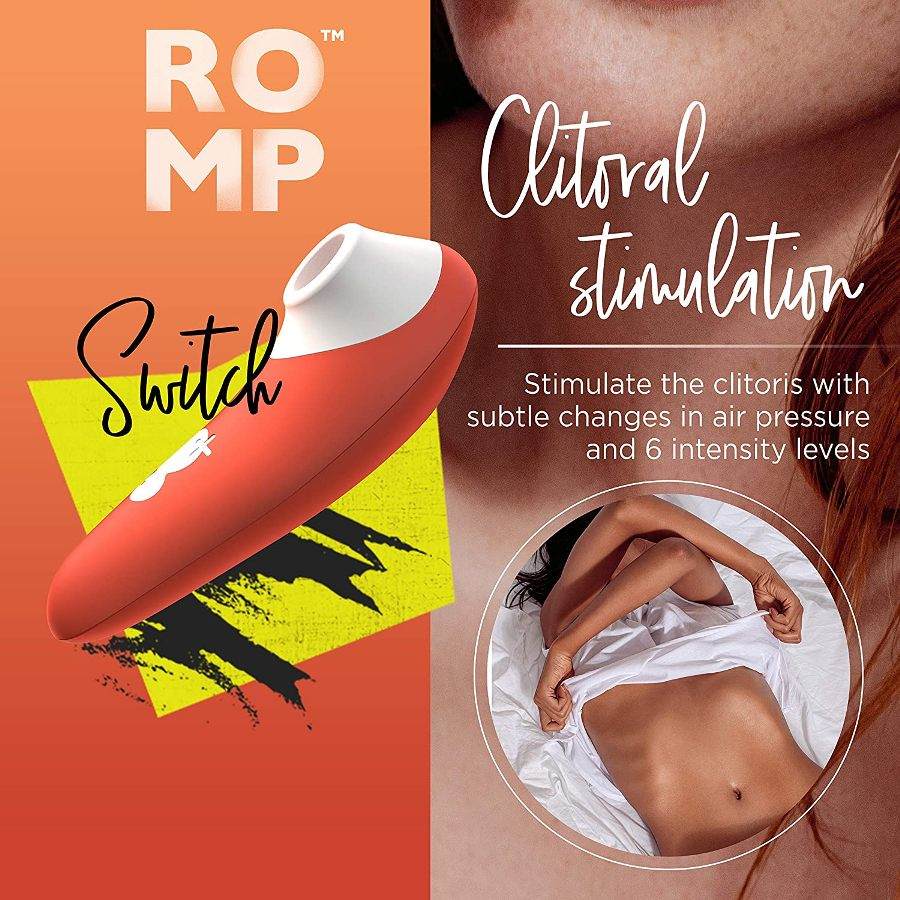 ROMP Switch pampers your clitoris with gentle air oscillatio... Romp - Switch - Orange photo-8