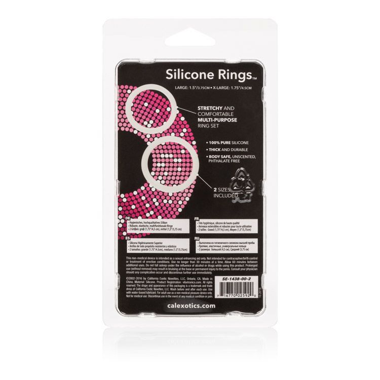 CEN - Silicone Rings - Clear photo-5