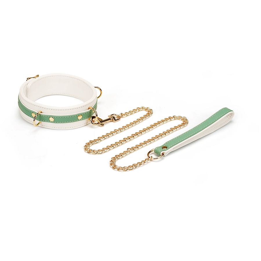 Liebe Seele - Fairy Goat Leather Collar - Green
