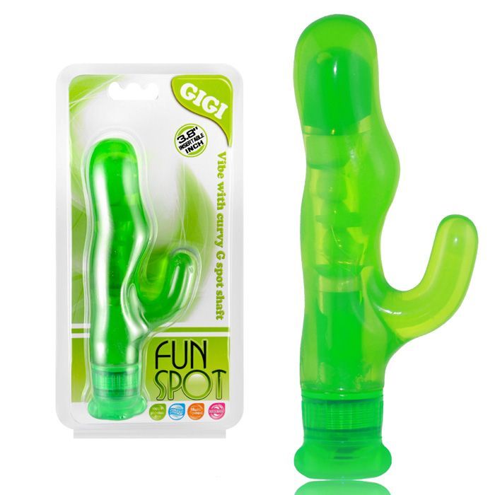 Bendable and ultra flexiable shaft
Multi speed vibration
Sof... Lovetoy - Fun Spot GIGI - Green photo-4
