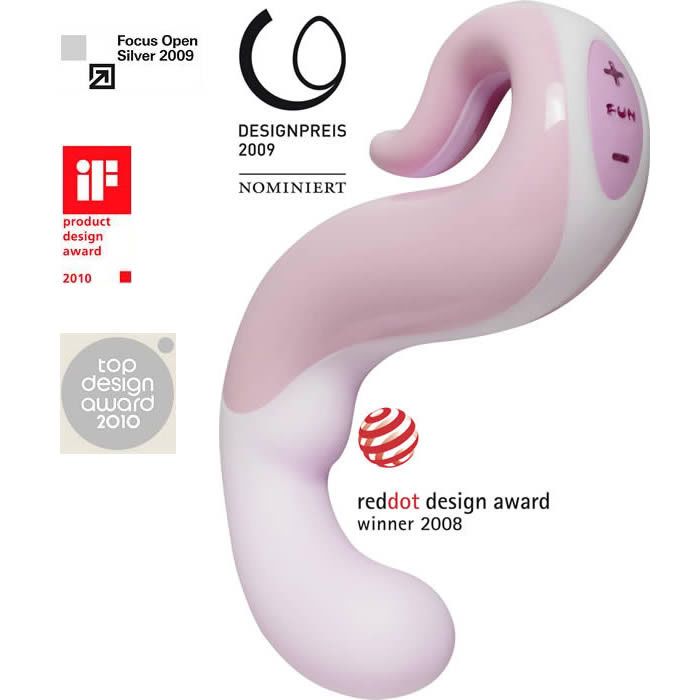 The DELIGHT is an aesthetic highlight on a first class journ... Fun Factory - Vibe Delight CNC - Rose photo-5