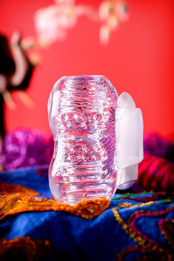 Lingam - Khani Vibro Male Stroker - Clear photo-3