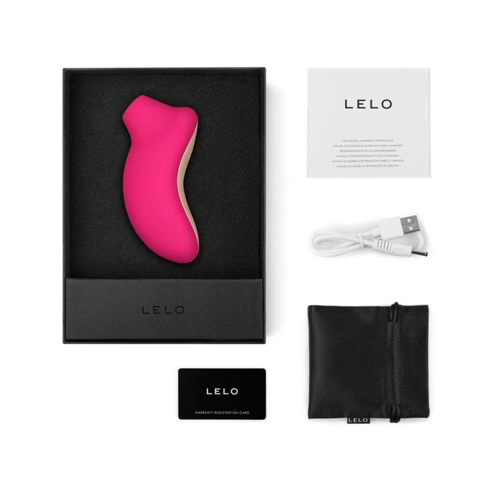 SONA is a sonic clitoral massager. That means it doesn’t rel... Lelo - Sona Clitoris Massager - Cerise photo-12