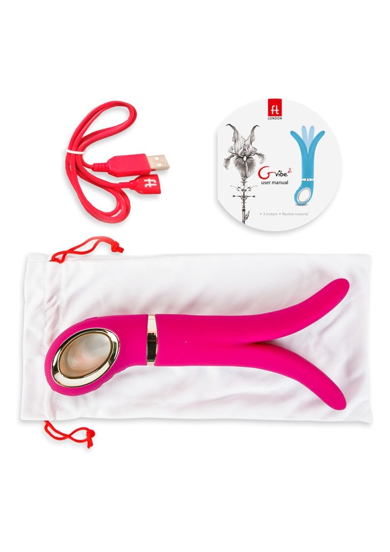 Gvibe² has now 100% extra power as it boasts 3 powerful moto... Fun Toys - Gvibe 2 - Sweet Raspberry photo-10