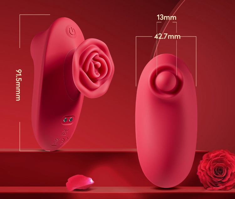 Rose design with plapping function
10 flapping modes to exp... Erocome - Rose Pluse Flapping Vibrator - Red photo-11