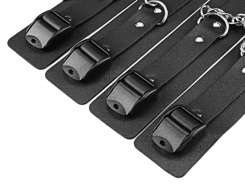 9pcs fetish slave BDSM bondage kit
Material: &n... MT - Bondage Set w Bag - Black photo-5