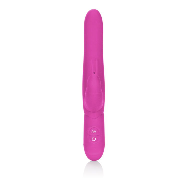 The Posh 10-Function Bounding Bunny is a super-slim, seamles... CEN - Posh Bouncing Bunny Rabbit Vibrator - Pink photo-3