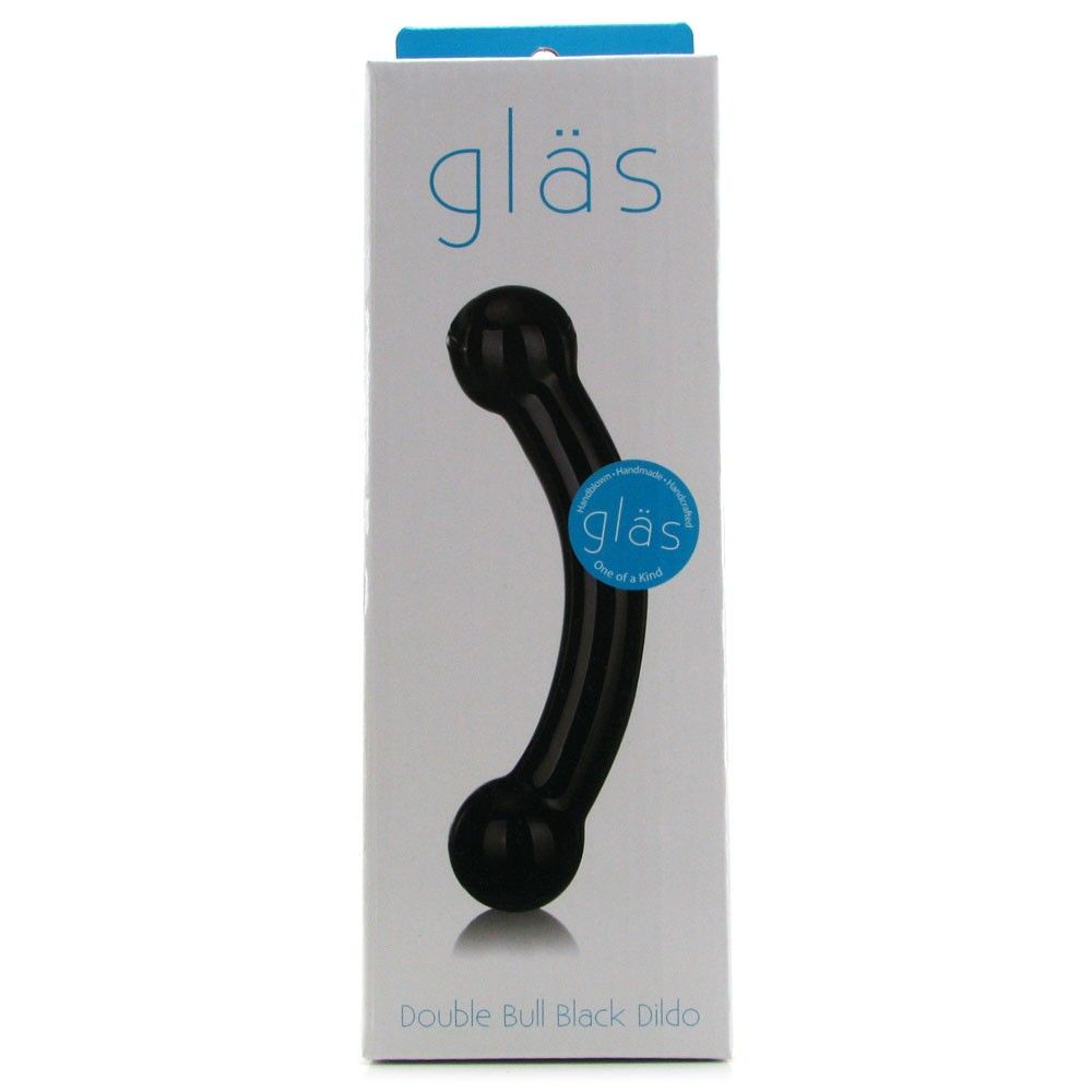 Glas - Double Bull Black Dildo photo-7