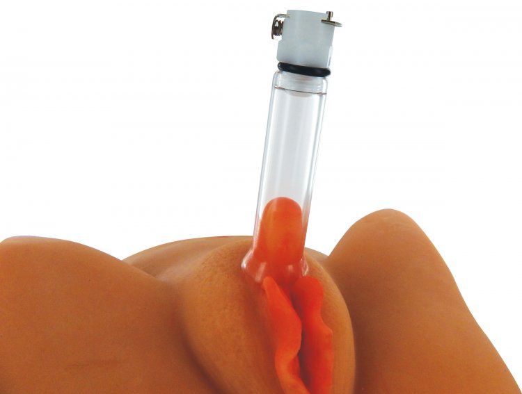Use this pump to increase sensation in your clitoris, or eve... Size Matters - Clitoral Pumping System with Detachable Acrylic Cylinder photo-4