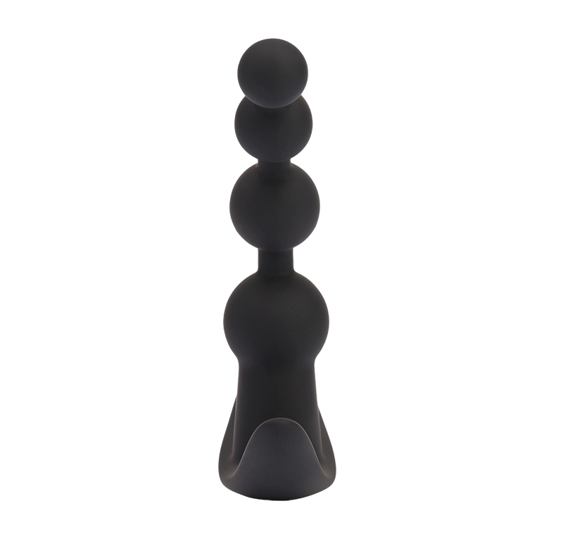 Phthalates Free, Waterproof, 10 Frequency Vibration, Unisex,... Chisa - Renegade Vibro Anal Beads - Black photo-2