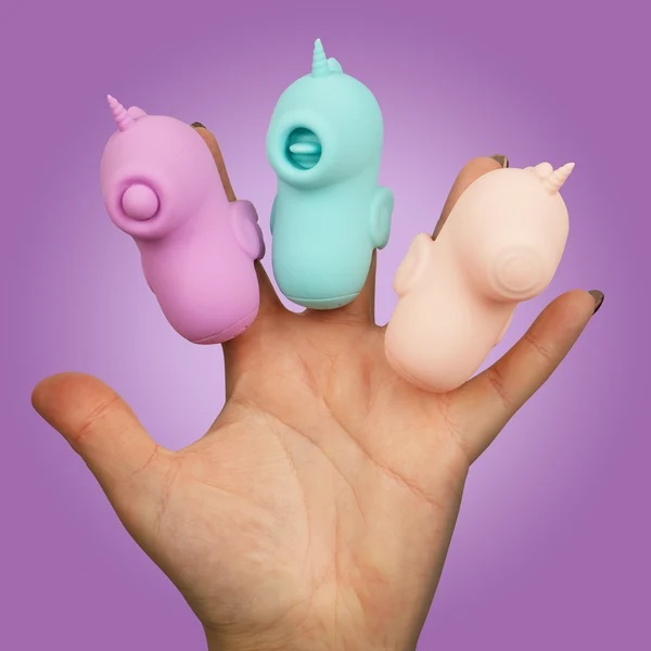 Unihorn - Pinky Promise 手指套震动器 - 粉红色 照片-8