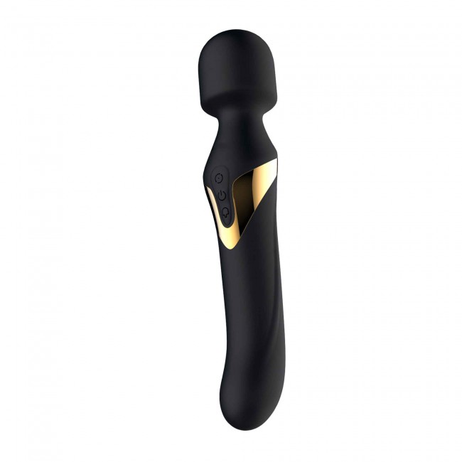 This ultra-soft clitoral stimulator can also be used as G-sp... Dorcel - Dual Orgasms Massager - Black photo-7