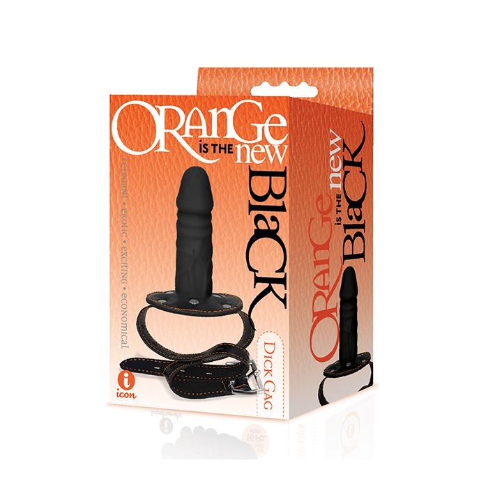 This dick-gag is a mouthful! Quiet that sub while you fill h... Icon Brands - Mouth Dick Gag - Black photo-3
