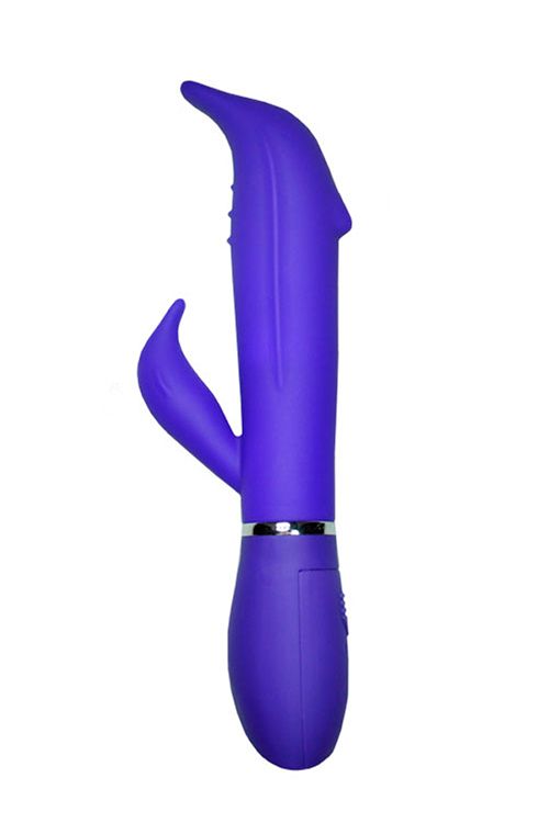 Let the Carolina Rotating Dual Vibe swim right into your hea... Closet Collection - The Carolina Rotating Dual Vibe - Purple photo-2