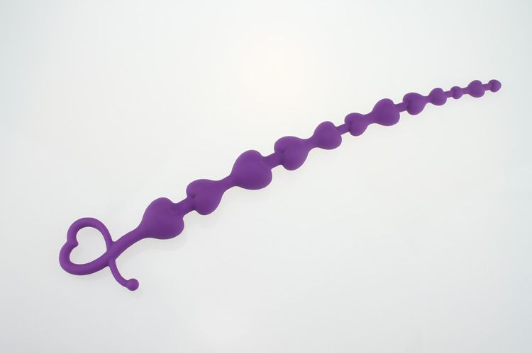 MT - Silicone Anal Plug 90x45mm - Purple photo-2
