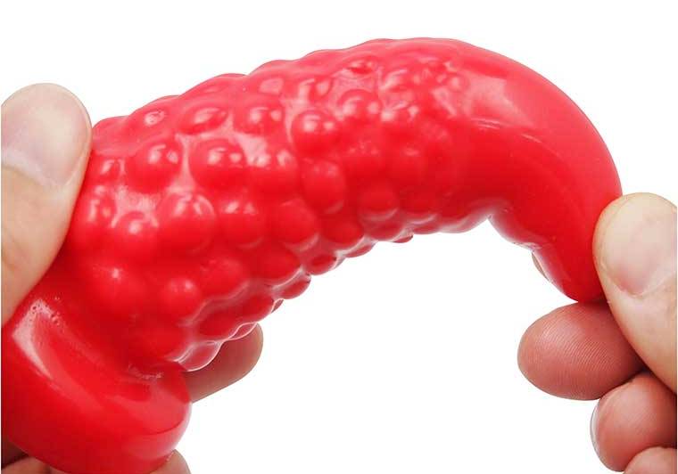 Looking for a dildo with a very special shape? Inspired by a... A-One - TU-NO Curve Anal Didlo Hard Red photo-2