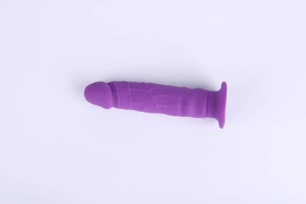 MT - Silicone Dildo 140x30mm - Purple photo-5