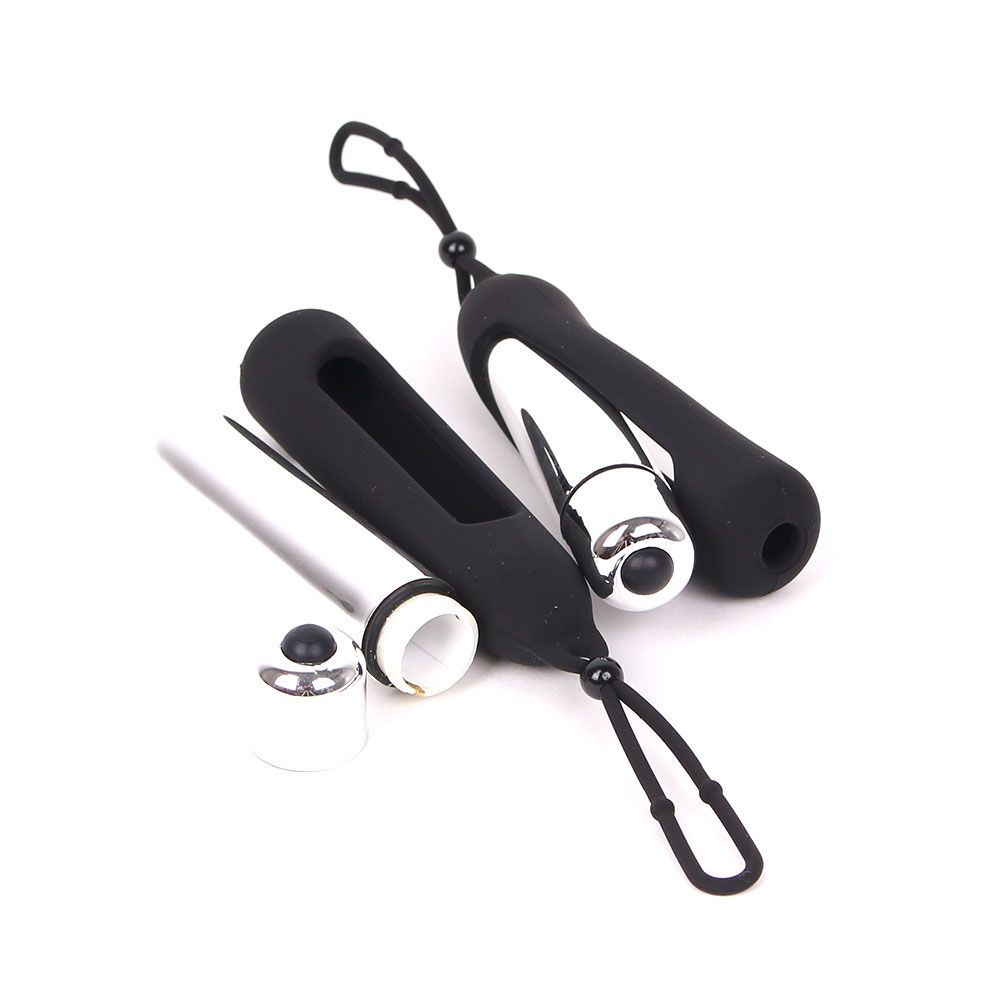 Kiotos - Bullet Shaker 震动子弹乳头夹 - 黑色 照片-2