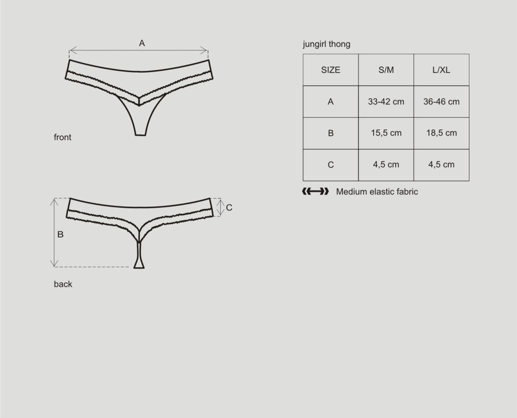 Tiny box. What’s inside of it? Incredibly hot piece of linge... Obsessive - Jungirl Thong - Beige/Brown - S/M photo-9