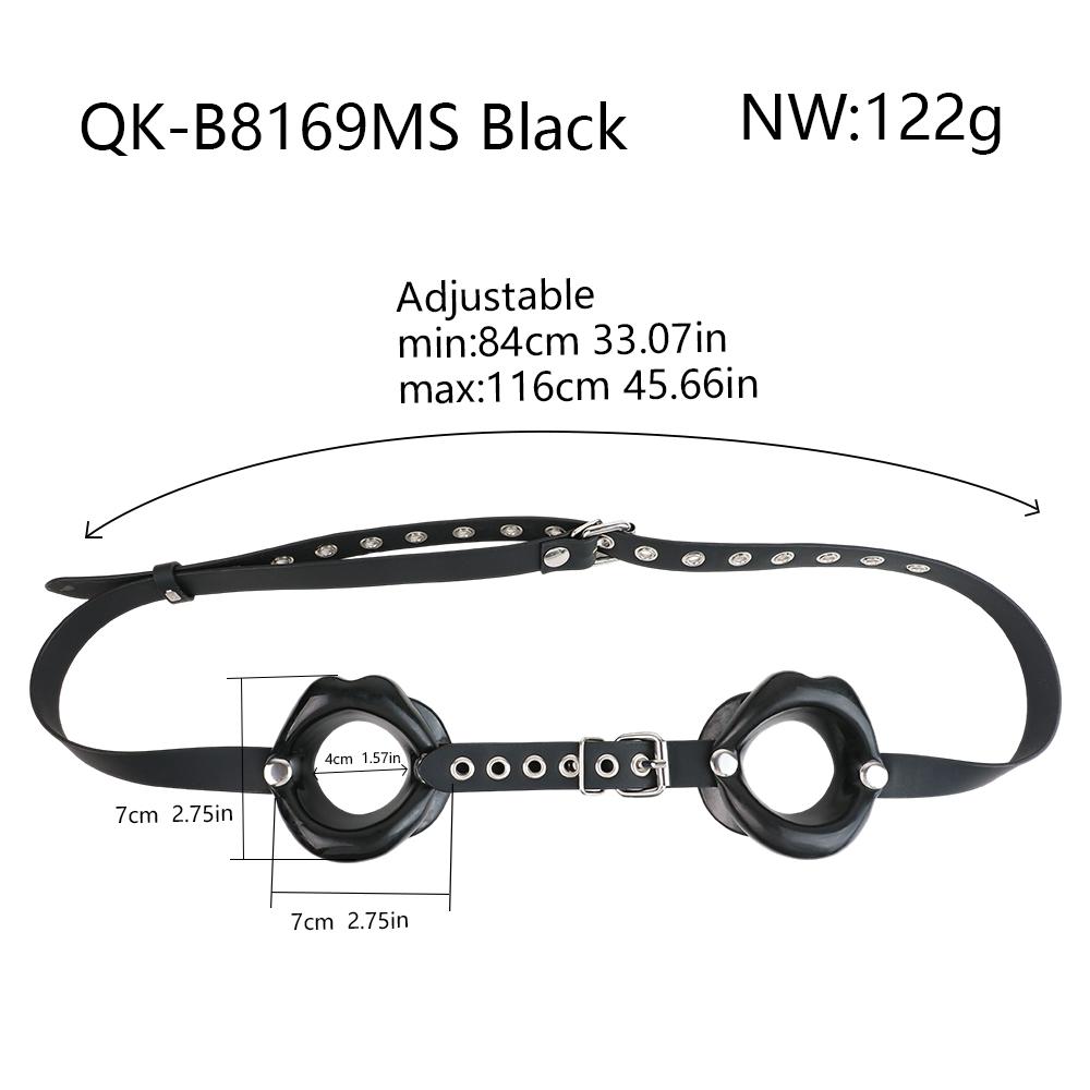 FAAK - Lips Nipple Clamps - Black 照片-11