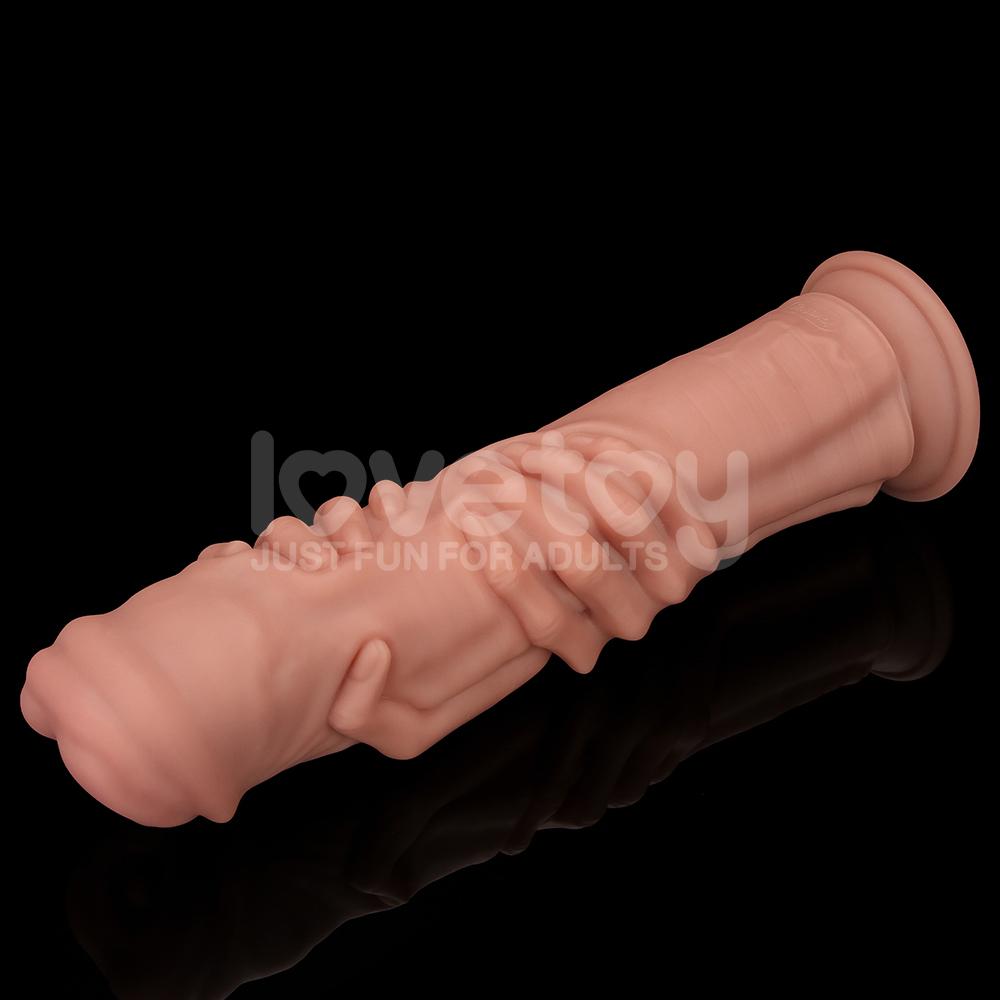 Lovetoy - 12.5" 之手怪兽假阳具 - 肉色 照片-11