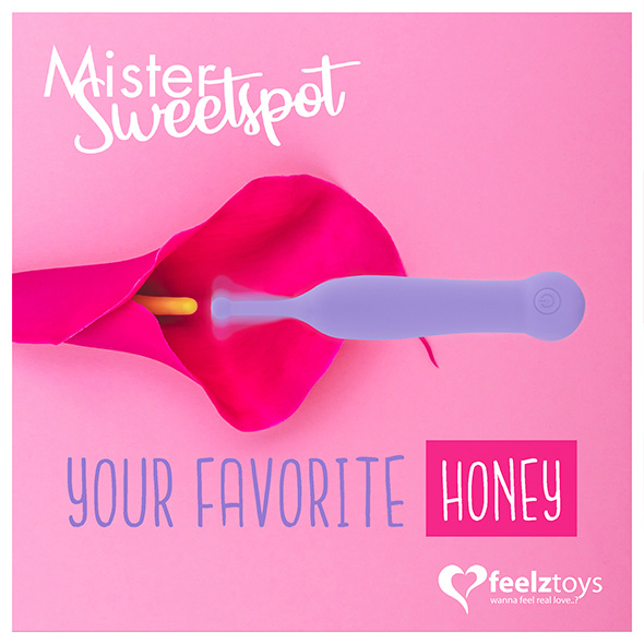 Mister Sweetspot knows how to touch your sensitive spots! Th... Feelztoys - Mister Sweetspot Clitoral Vibe - Purple photo-4